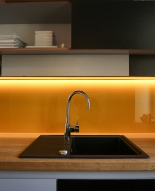 Glass Backsplash